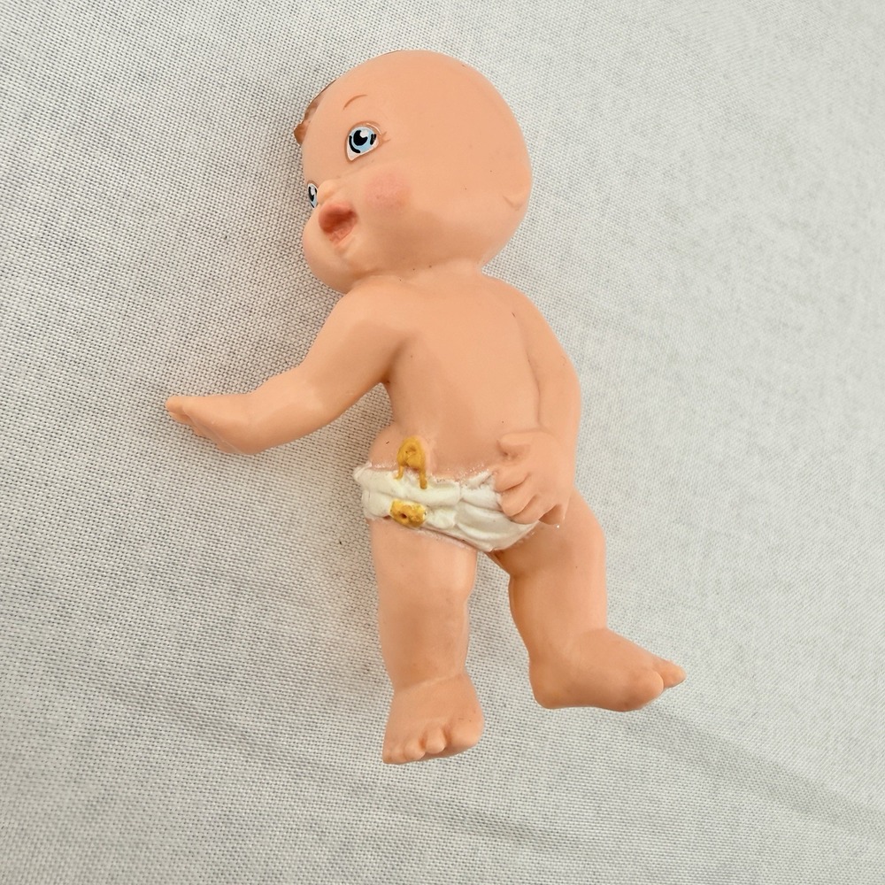 Vintage‎ Galoob Magic Diaper Babies Turtle 1991 Mini Figures Lot PVC Rubber Baby - Picture 6 of 11